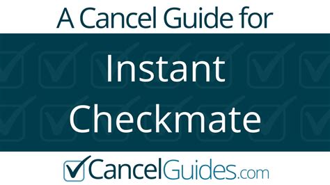 how to cancel instant checkmate.